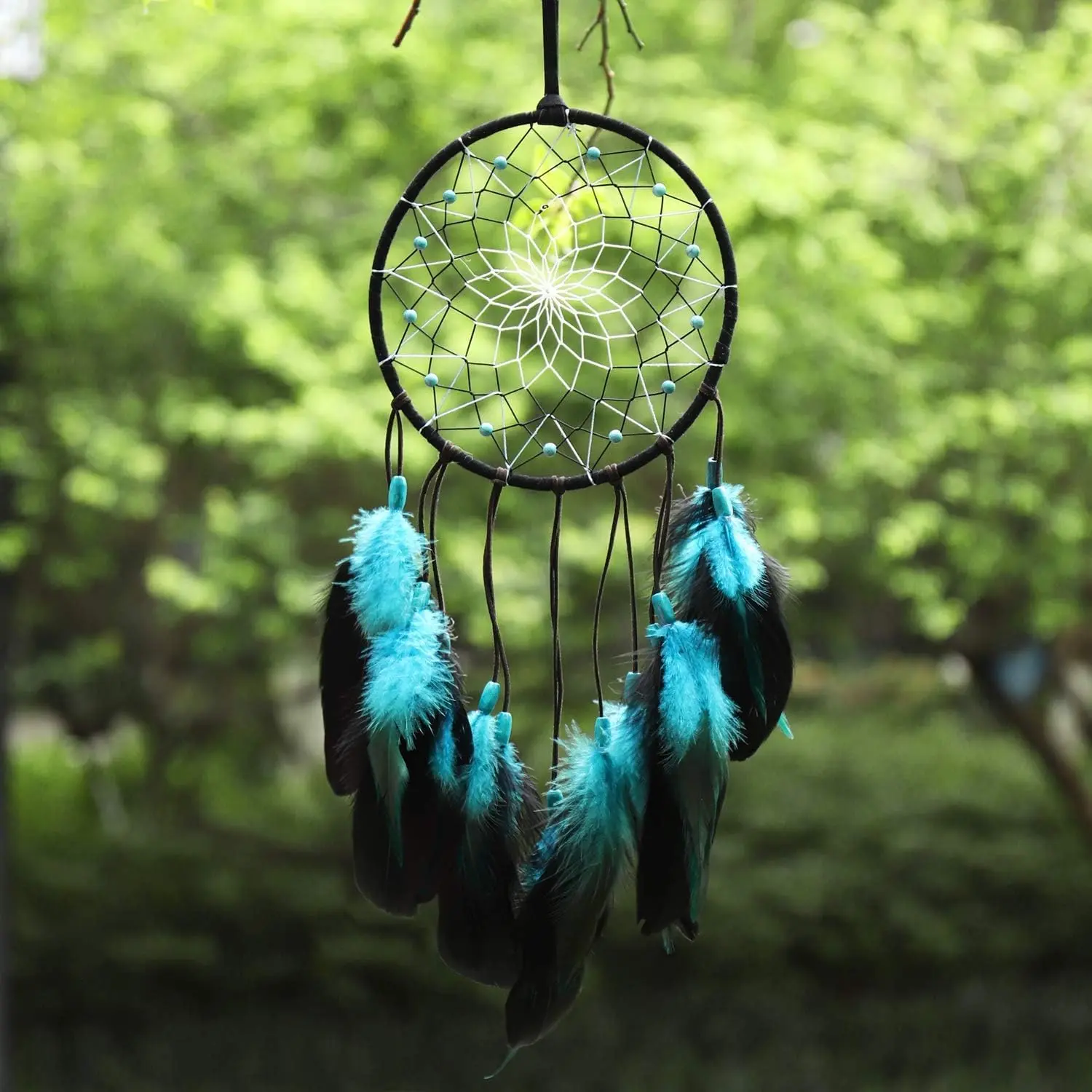 Dream Catcher  Blue  Dreamcatchers Wall  Ornament for   Decoration Girl Bedroom Craft