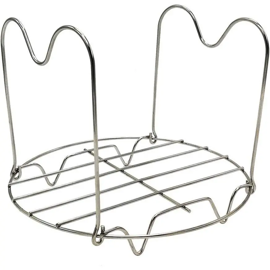 Steamer Rack Trivet with Handles for Instant Pot 6 Qt 8 Qt, Instant Pot Trivet with Handles for Electric Pressure Cookers 6 Qt 8 Qt