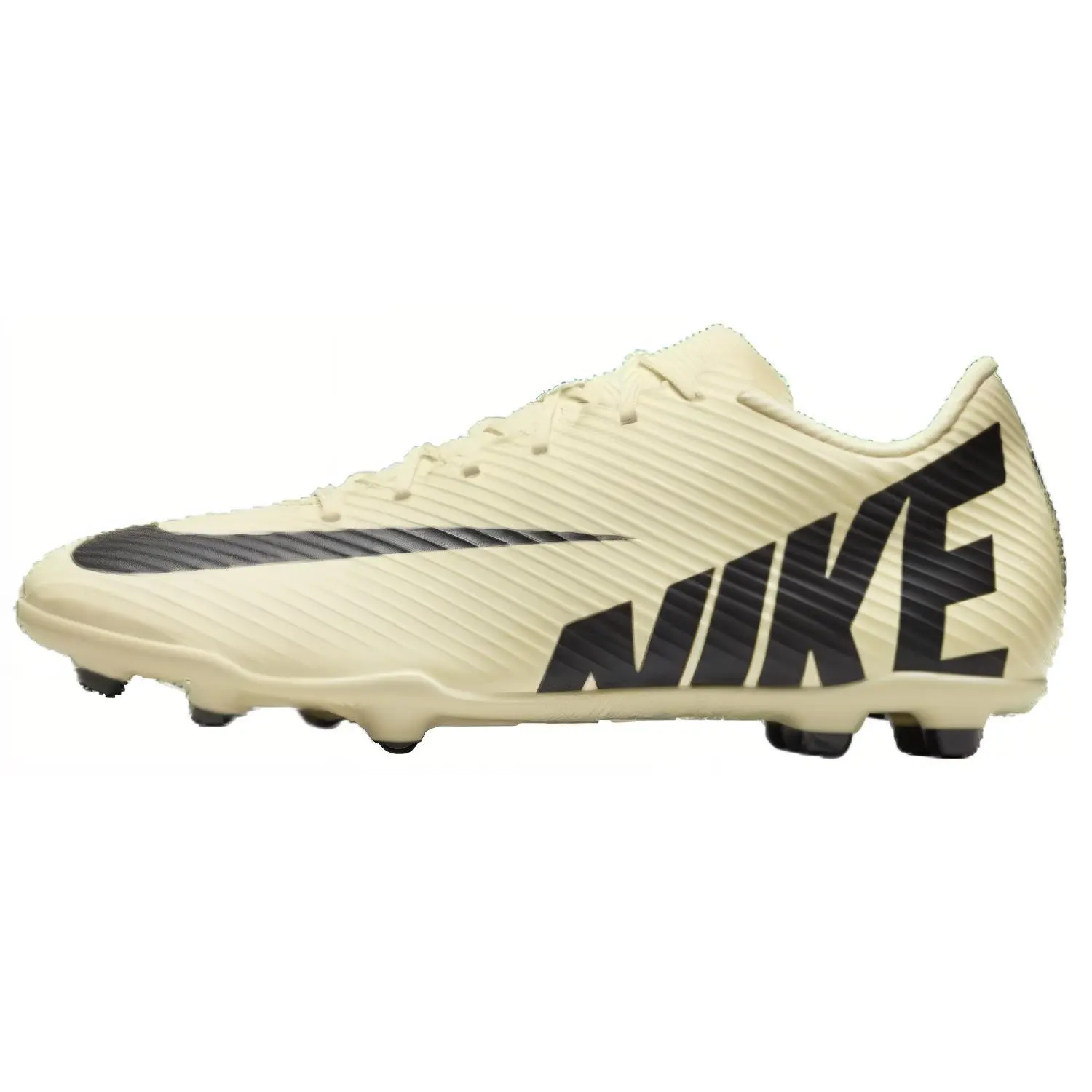 Nike Mercurial Vapor 15 Football Cleats - Round-Toe, Lace-Up, Traction-Enhanced Footwear for Women, Football Training, Beige Trending, House White Official Maison Mihara Shoes