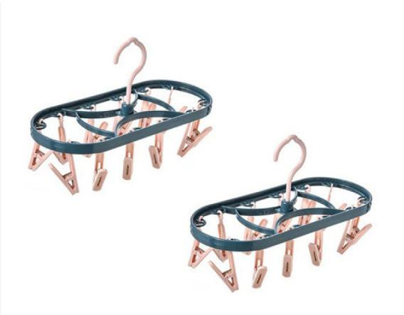 Sock Drying Rack, Foldable Drying Rack Drip Hanger, Portable Underwear Hangers Hanging Drying Rack, Folding Rotatable Sock Drying Rack for Drying Socks Lingerie Baby Clothes Drying Towels, Sock Hanger for Drying, Underwear Hangers for Drying