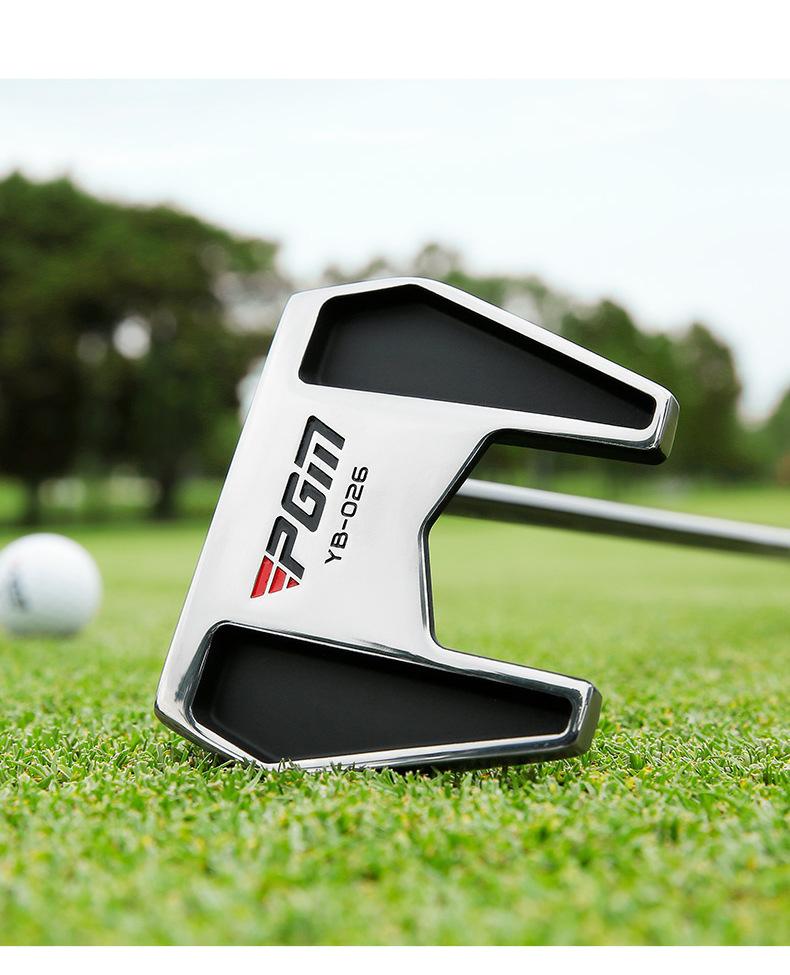 PGM golf club standing putter with low center of gravity and stable professional single golf hot-selling club, forged stainless steel shaft, low center of gravity design, non-slip grip with line of sight, high-quality golf equipment, modern golf equipment