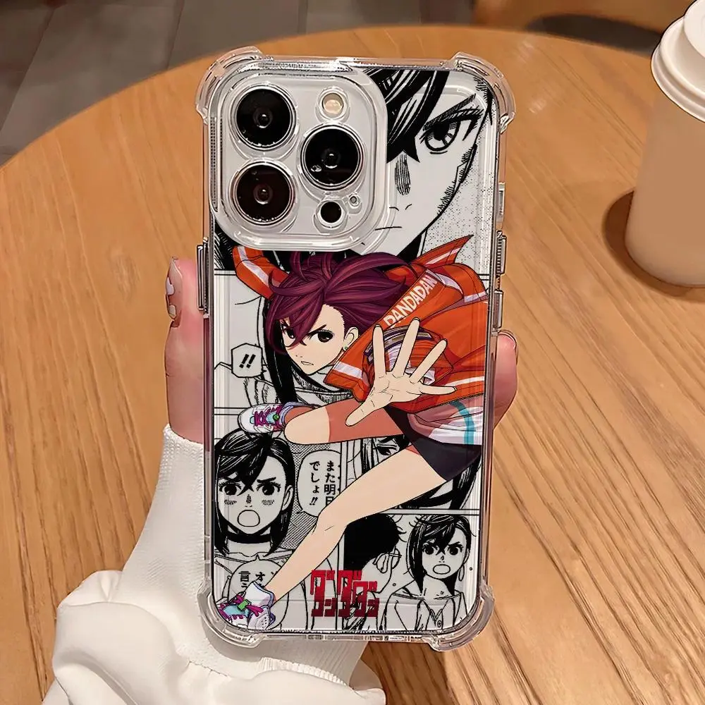 New Dandadan Art 1-Piece Silicone Cellphone Cover, Multi-Model Protective Casing Accessories for Samsung A06,A07,A13,A16,A17,A23,A24,A25,A26,A32,A33,A34,A35,A36,A51,A52,A53,A54,A55,A56,A73 4G/5G Devices