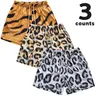 Men's 3-Pack Bold Animal Print Cargo Shorts - 7 Wild Patterns (Leopard, Tiger, Cow, Paisley) - Lightweight, Quick-Dry, Elastic Waist Drawstring Outdoor Casual Summer Shorts - Beach, Party Ready