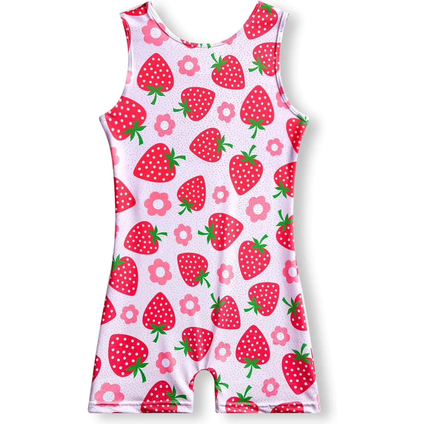 Gymnastics Leotards for Girls 2T-8T Toddler Tumbling Outfit Biketard Unitard with Shorts Multiple Colors
