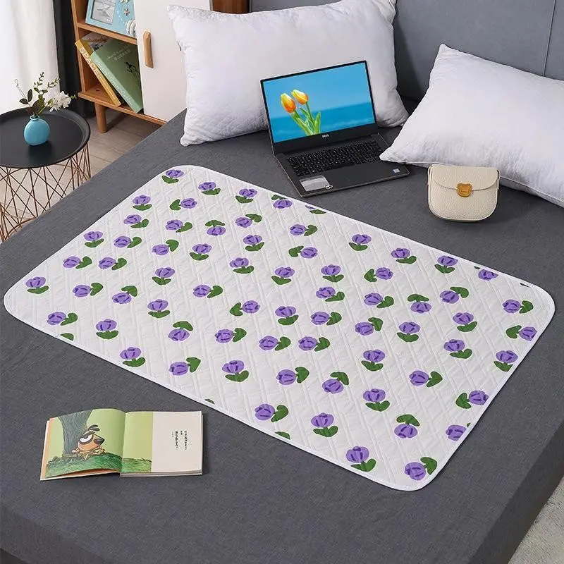 Washable Cotton Incontinence Pad, Reusable, Versatile Use, and Leak-Proof Mattress Protector for Seniors, Teens, and Menstruation