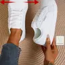 Women's Wide Fit Barefoot Shoes, Zero Drop Athletic Casual Footwear Sneakers, Solid Color Design, Ideal for Outdoor Walking, Comfortable Long Wear
