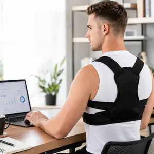 Posture Corrector Back Brace – Adjustable Breathable Hunchback Aligner, Anti-Hunch Back Support Belt for Men Women Teens, Corrective Gear for Workout Healthcare