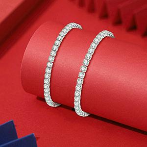 3 Pcs Tennis Bracelet Set 14K Gold Plated Marquise Cubic Zirconia CZ Diamond Dainty Adjustable Silver Bracelets for Women Brides Stackable Fashion Jewelry Wedding Prom Gift