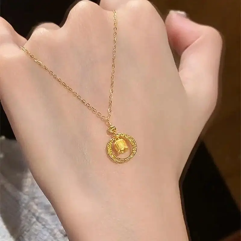 Exquisite Simple lily of the valley Flower Necklace for women Light Luxury Fashion Choker Pendant Party High Quality Jewelry