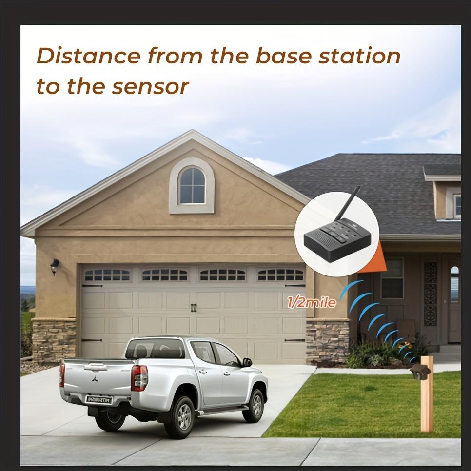 2024 1/2 Mile Driveway Alarm Wireless Sensor System & Driveway Sensor Alert System