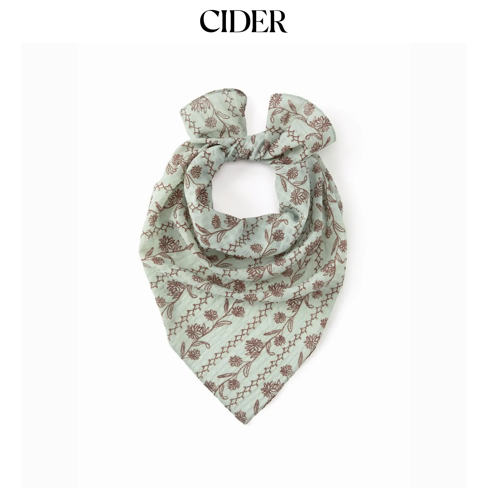 Cider FLORAL SQUARE HEADSCARF