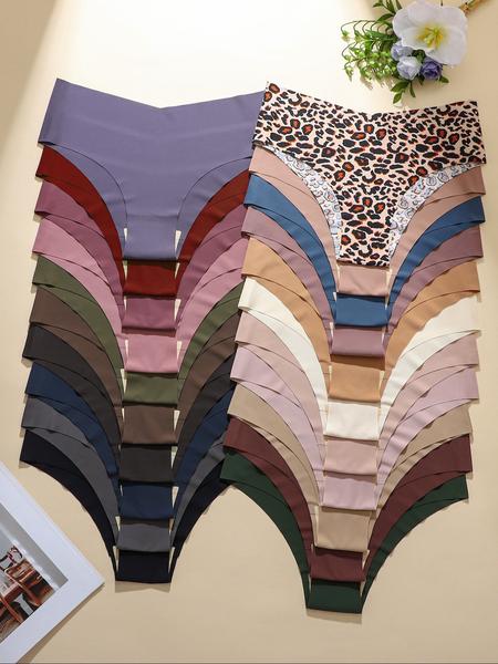 Women's Leopard Print Socks, 21/36 Pairs Pack, Casual Crew Socks, Comfortable & Stylish Design, Perfect for Daily Wear