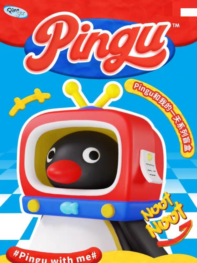 New Pingu And My Day Series Blind Box Penguin Anime Figures  Doll Pingu Model Cute Surprise Box Ornament Kawaii Gift Toy