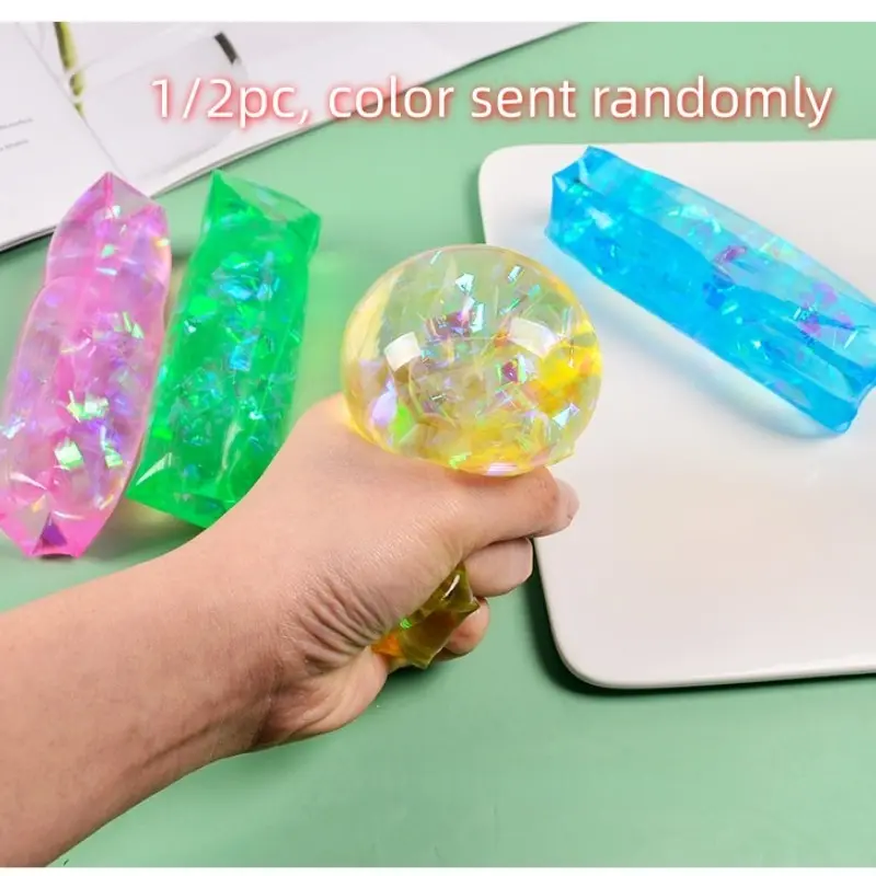 1/2pc Rainbow Snake Stress Relief Toy, Sensory Stress Reliever, Fun Animal Grabber for Kids, Perfect for Anger Management and Playtime, Durable and Safe Design