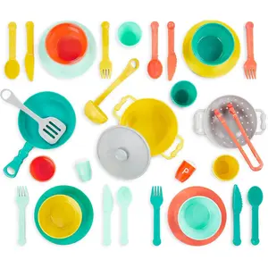 Play Kitchen Accessories – Cookware, Dishes, Utensils – 33 Pieces Play Set for Kids – Pretend Play Toys – 3+ Years– Mini Chef Kitchen Setfidget toys