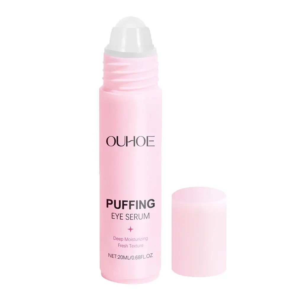 Cooling Eye Roller – Eye Brightening Serum with Caffeine & Ceramides for Dark Circles, Puffy Eyes & Hydration | Refreshing Hydrating Eye Treatments for Eye Bags, Tired Eyes & Smooth Skin Under Eye Brightener