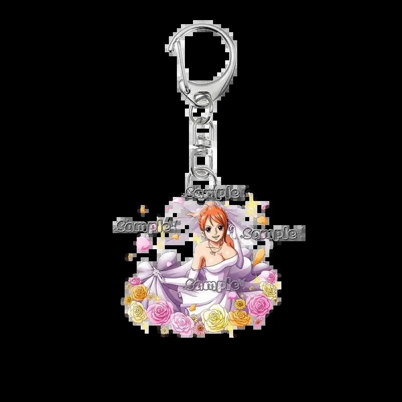 Cute Kawaii Nami Character Acrylic Keychain - Cartoon Art, Pendant Shape Accessory Gift for Students (Home Decor Figurine Peripheral), Key Ring