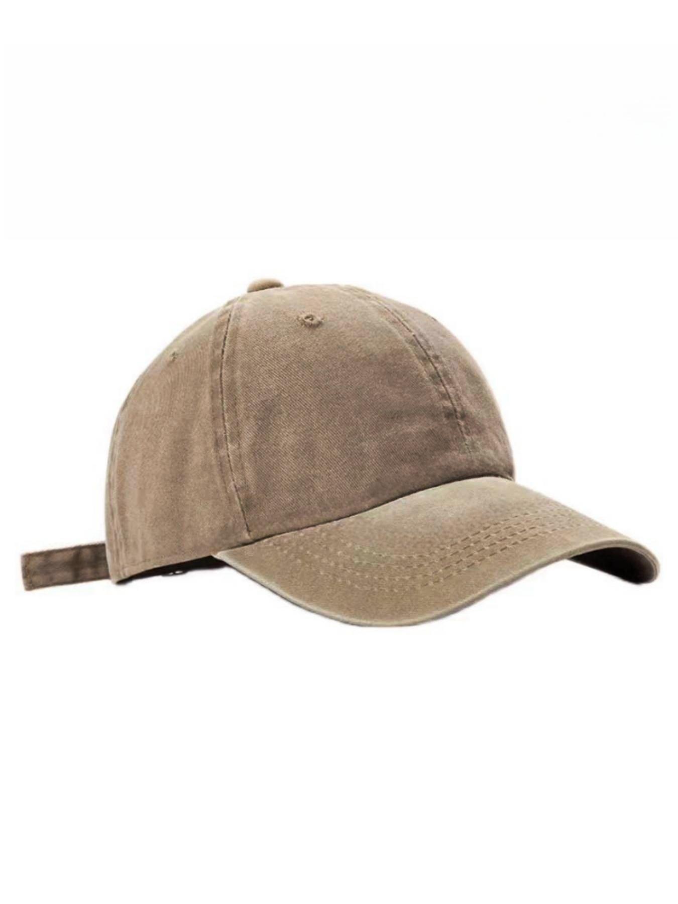 Unisex Casual Street Style Minimalist Solid Color Baseball Cap, New Trend All-match Sportive Baseball Cap, Trendy Hat for Men & Women for All Season