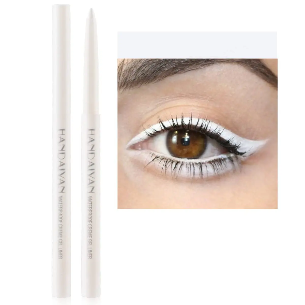 eye liner pencils no budge retractable eyeliner Sharpenable Multi-Use Longwear eyeliner pen Shimmer Royal