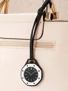 4/6-piece octagonal strap pocket watch set, elegant analog quartz watch, cream dial design, suitable for all four seasons.