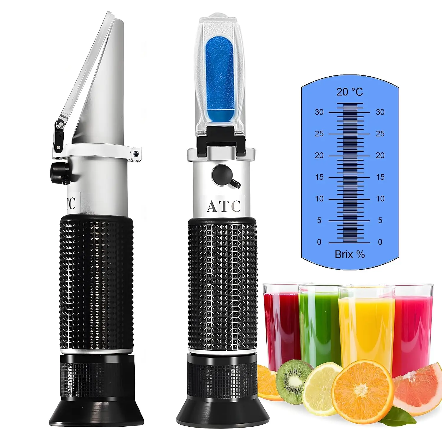 0-32% Brix Meter Refractometer,V-Resourcing Hand Held Refractometer for Sugar Content Test