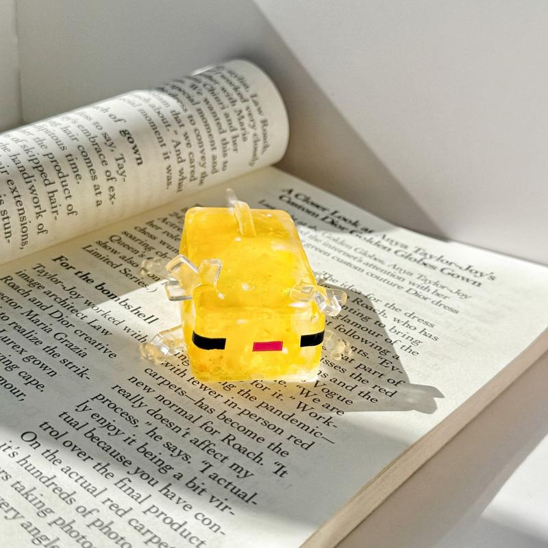 Axolotl animal-shaped squishy toy, a popular internet trend, a stress-relieving gift and gadget.