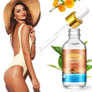 Elaimei Bronzing Essence 60ML, Self Tan Bronzing Natural Tan Serum for Even Skin Tone, Full Body Flawless Sunless Tanning Lotion, Moisturizing & Nourishing Formula