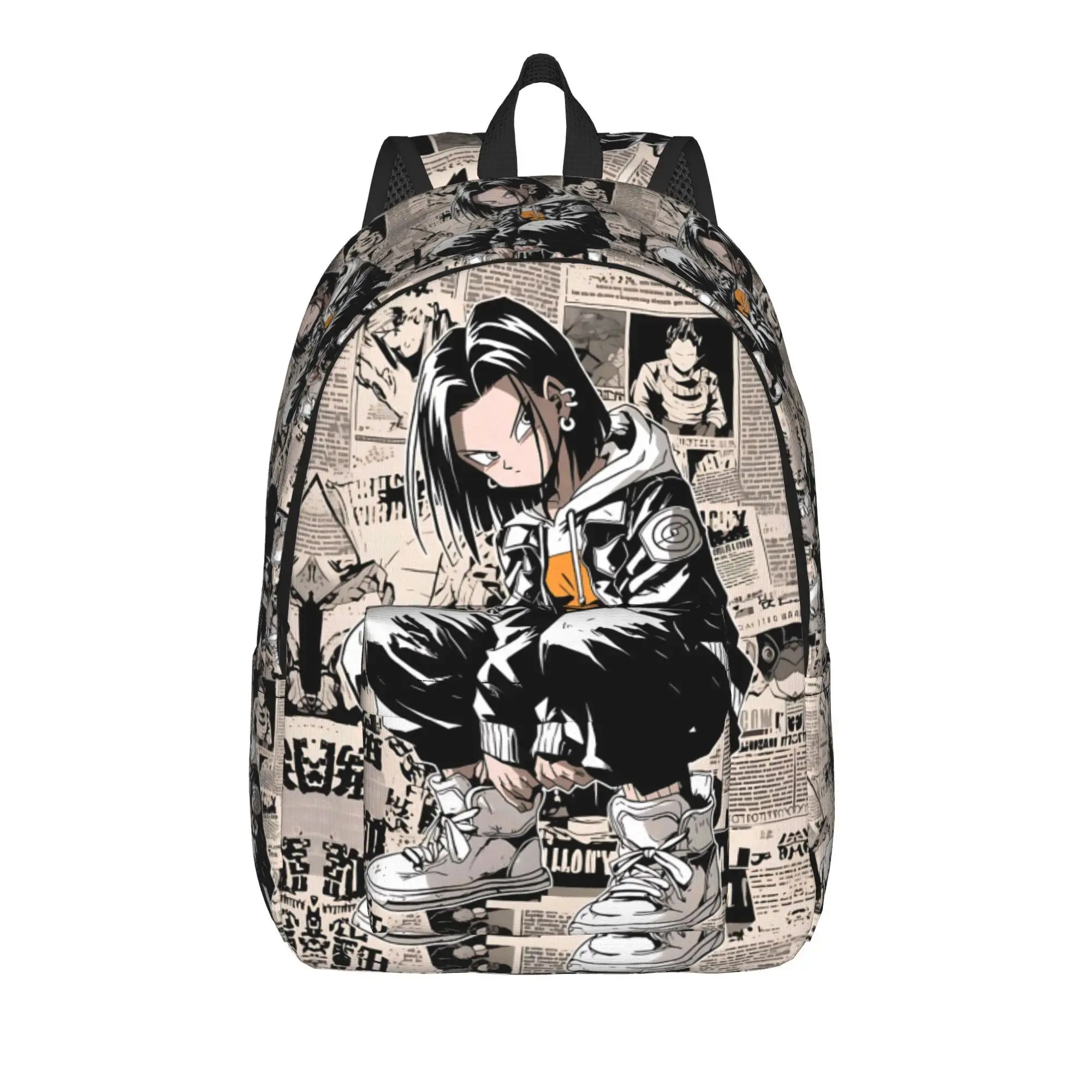 Fashion Z Goku Backpack  Mochilas Portable Hiking Retro Washable Rucksack