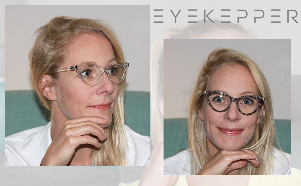 Small Reading Glasses for Women Cat-eye Style Ladies Readers