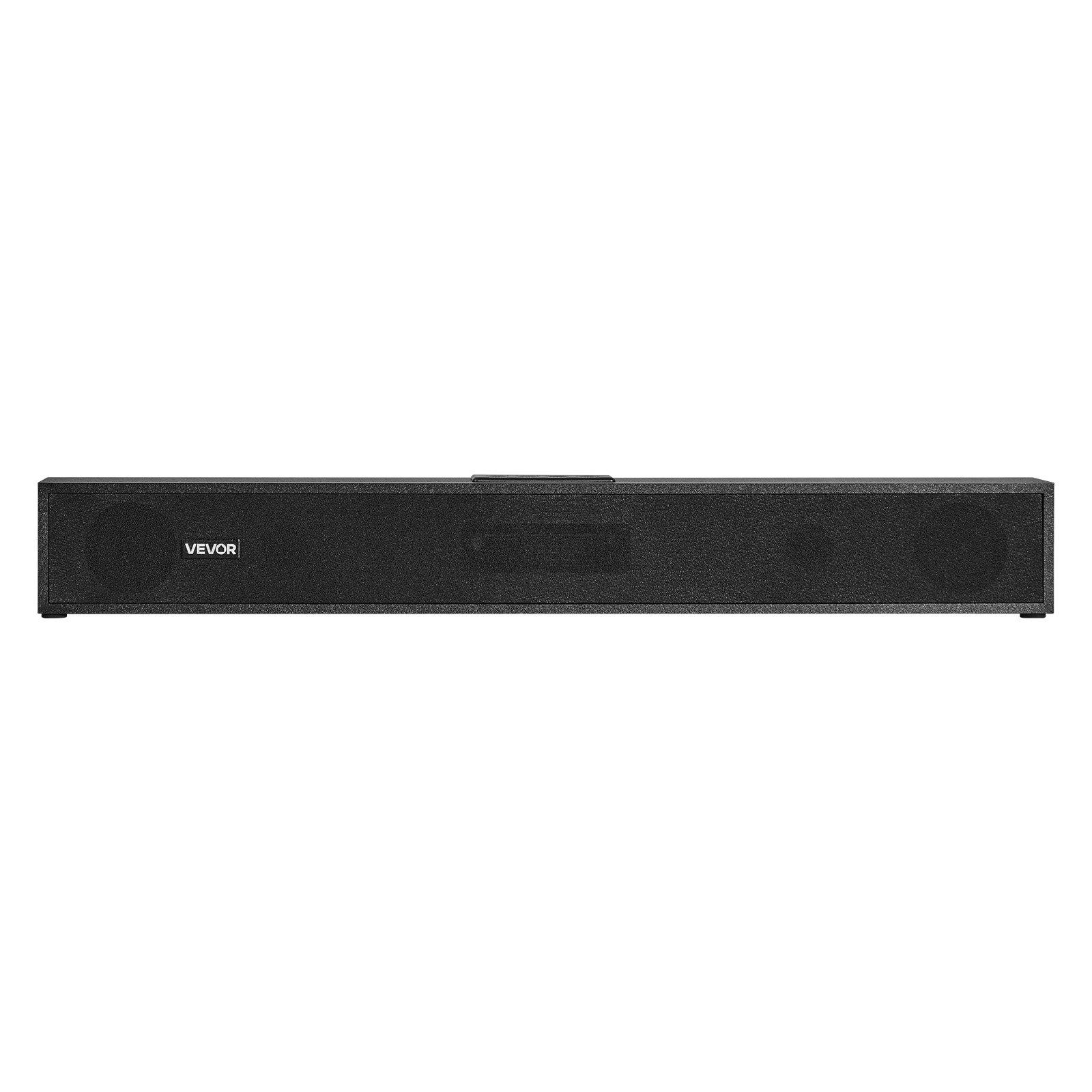 【Father's Day gift】VEVOR Sound Bar for Smart TV, 2.0 Channel, 24-Inch Compact Soundbar TV Speakers for Projector, Bluetooth AUX Connection, Remote Control, Easy Setup, 80W Surround Sound System for PC Home Theater AudioSummervibes
