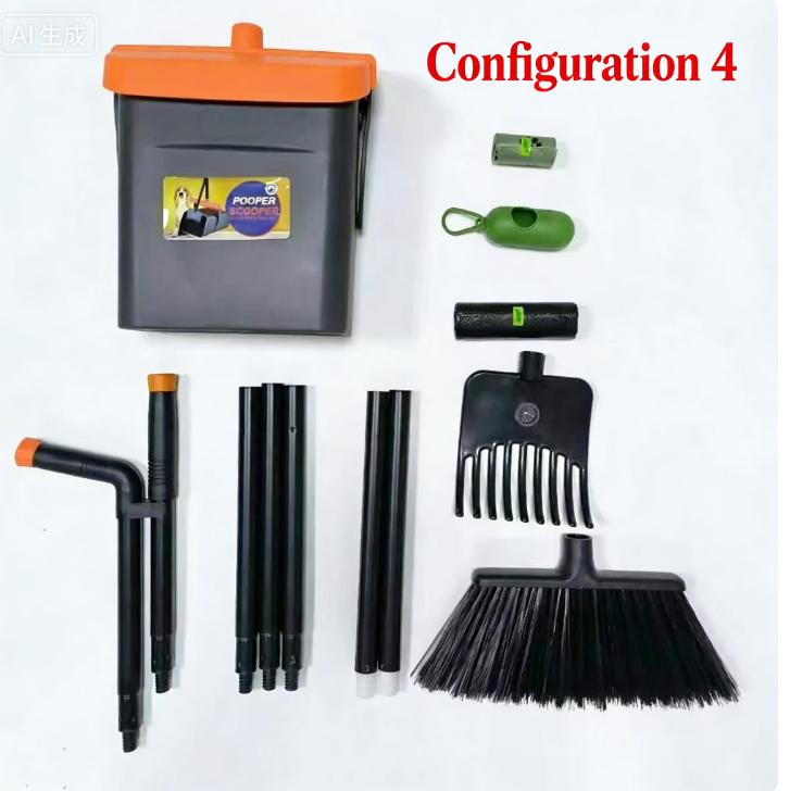 Pet waste picker for outdoor use, suitable for adult dogs and puppies, dog walking poop scooper