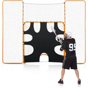 VEVOR Portable Lacrosse Goal - Complete Training Accessory Set with Extended Coverage for Youth and Adults