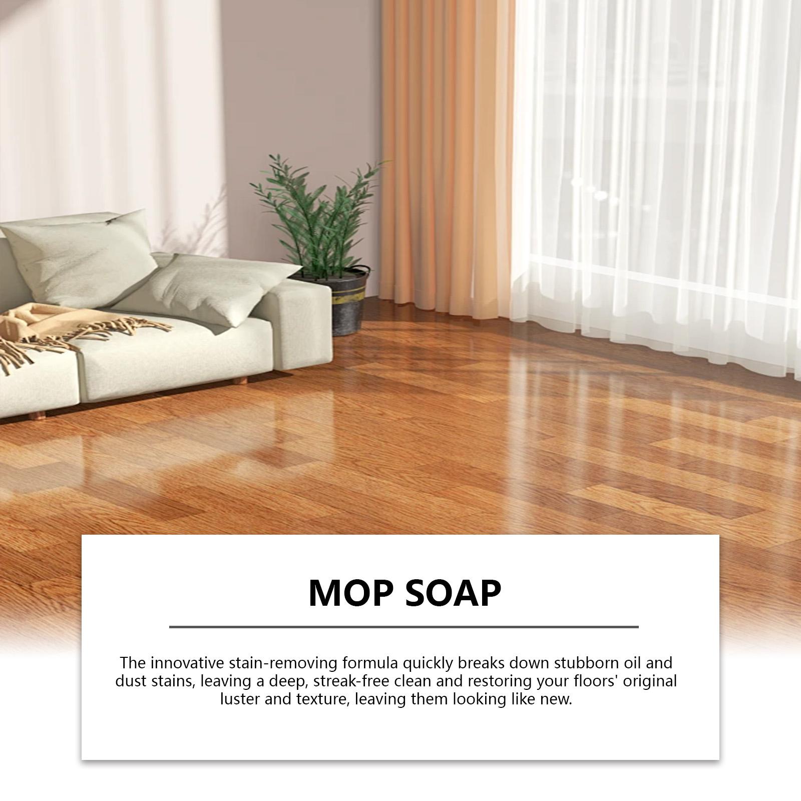 Jakehoe Household Floor Cleaner Gentle Stain Removal Fresh Scent Tile Wood Floor Brightening Special Mopping Solution