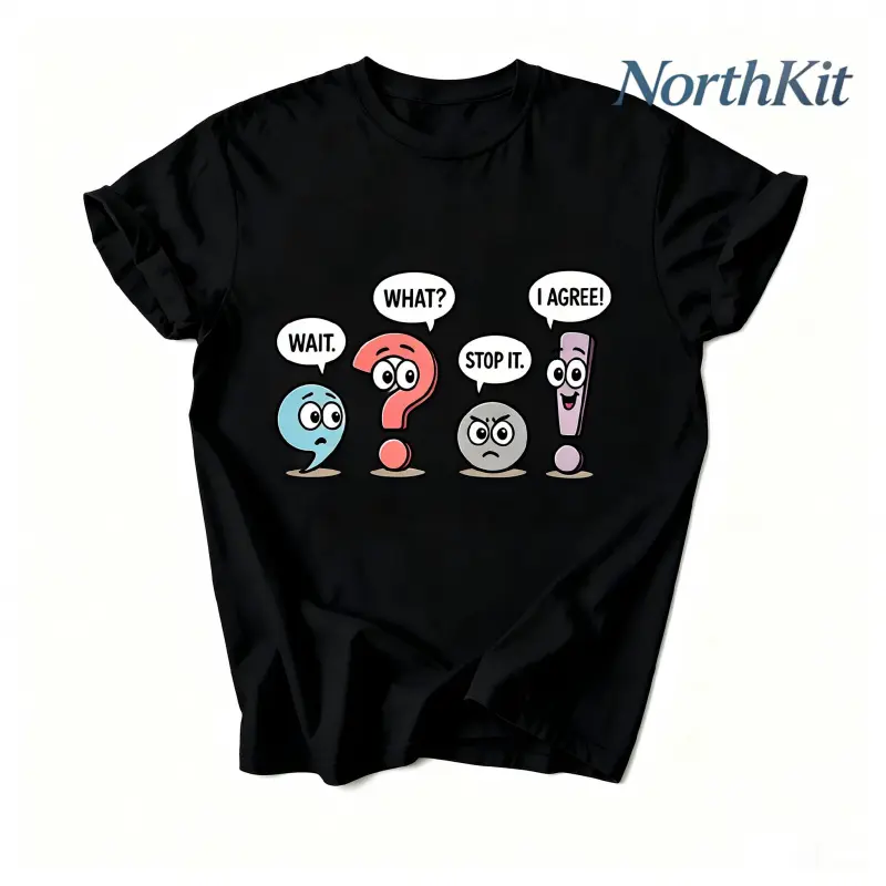 Funny Grammar Teacher Shirt, Punctuation Shirt, English Teacher Gift, Wait What Stop It I Agree Shirt, Teachers Day Gift, Back To School