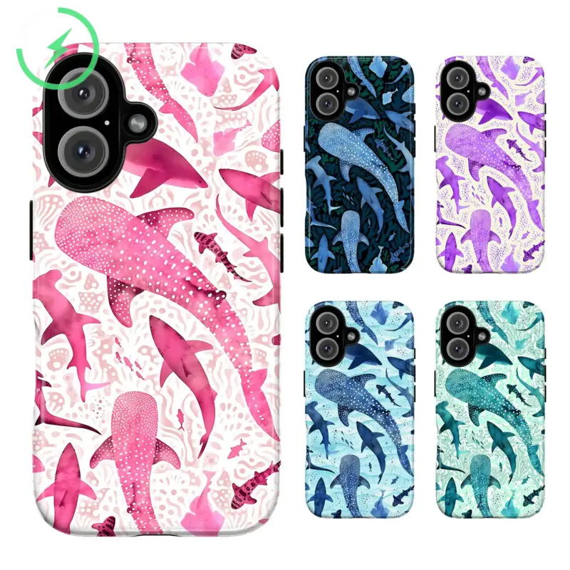 CRISTNU for MagSafe Whale Ocean Phone Cases| Vibrant Whale Shark & Shark Designs for Ultimate Style| for iPhone 17, 16, 15, 14, 13, 12, 11| Durable Protective Covers for Marine Life Lovers