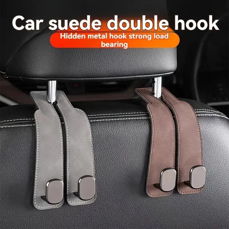 Multipurpose Durable Car Seat Decorative Hooks,Car Seat Back Storage Hook,1 Count PU Leather Car Seat Back Hidden Hook,Car Organizer, Automotive,Car Backseat Organizer, Car Organization Supplies