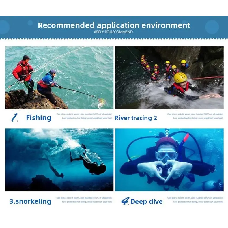 Diving socks Beach socks Surf socks Snorkeling shoes Swimming shoes Non-slip waterproof quick-drying diving supplies Equipment cross-border