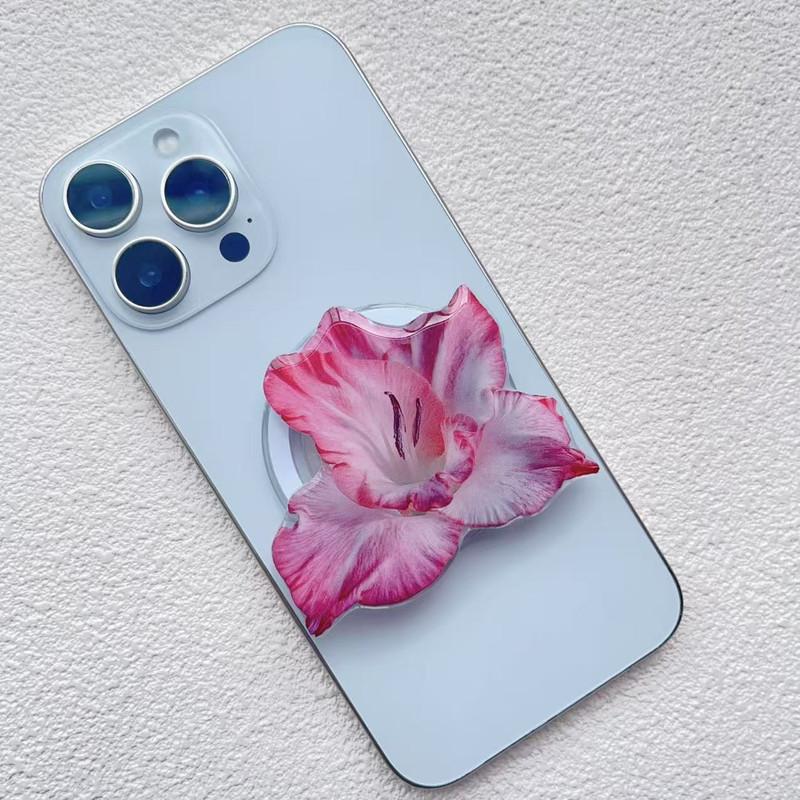 Orchid Acrylic Drop Glue  Phone Stand Desktop Folding Portable Huilan Phone Stand HN122