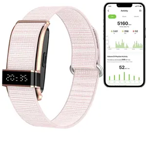 Fitness Smart Bracelet,Activity Tracker with Heart Rate/ Sleep Monitor, Call Reminder, Adjustable Strap , 20G Weight,145Mah Battery, IP68 Waterproof,Free APP, Multiple Sports Modes, Compatible for Android IOS