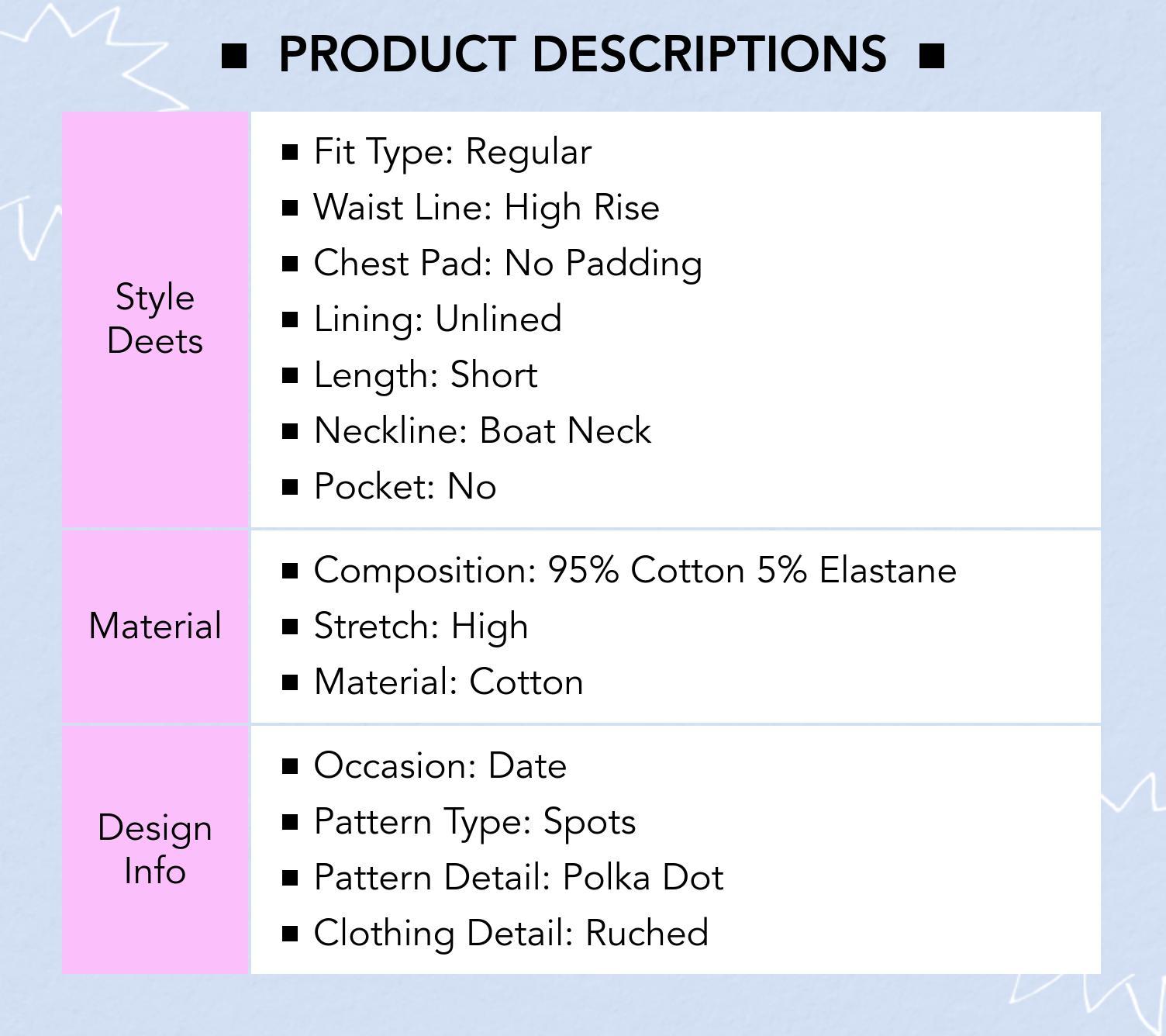 Cider Polka Dot Mini Dress – Flattering Ruched Bodycon Dress with Bell Sleeves， Hides Tummy & Arms， Soft Stretch Cotton for Date Night