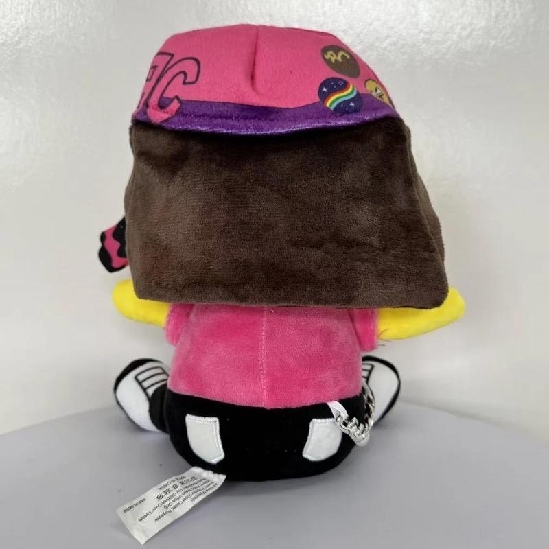 Roblox Guest Plush Toy, Soft "Tough Guys Wear Pink" Game Character Stuffed Doll, Cute Collectible Plushie Gift for Fans & Kids