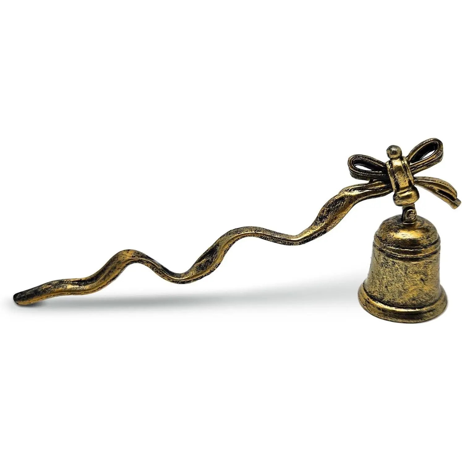 ZOOYOO Vintage Long Handle Candle Snuffer, Unique Safe Candle Extinguisher Tool for Putting Out Candle Wick Flame