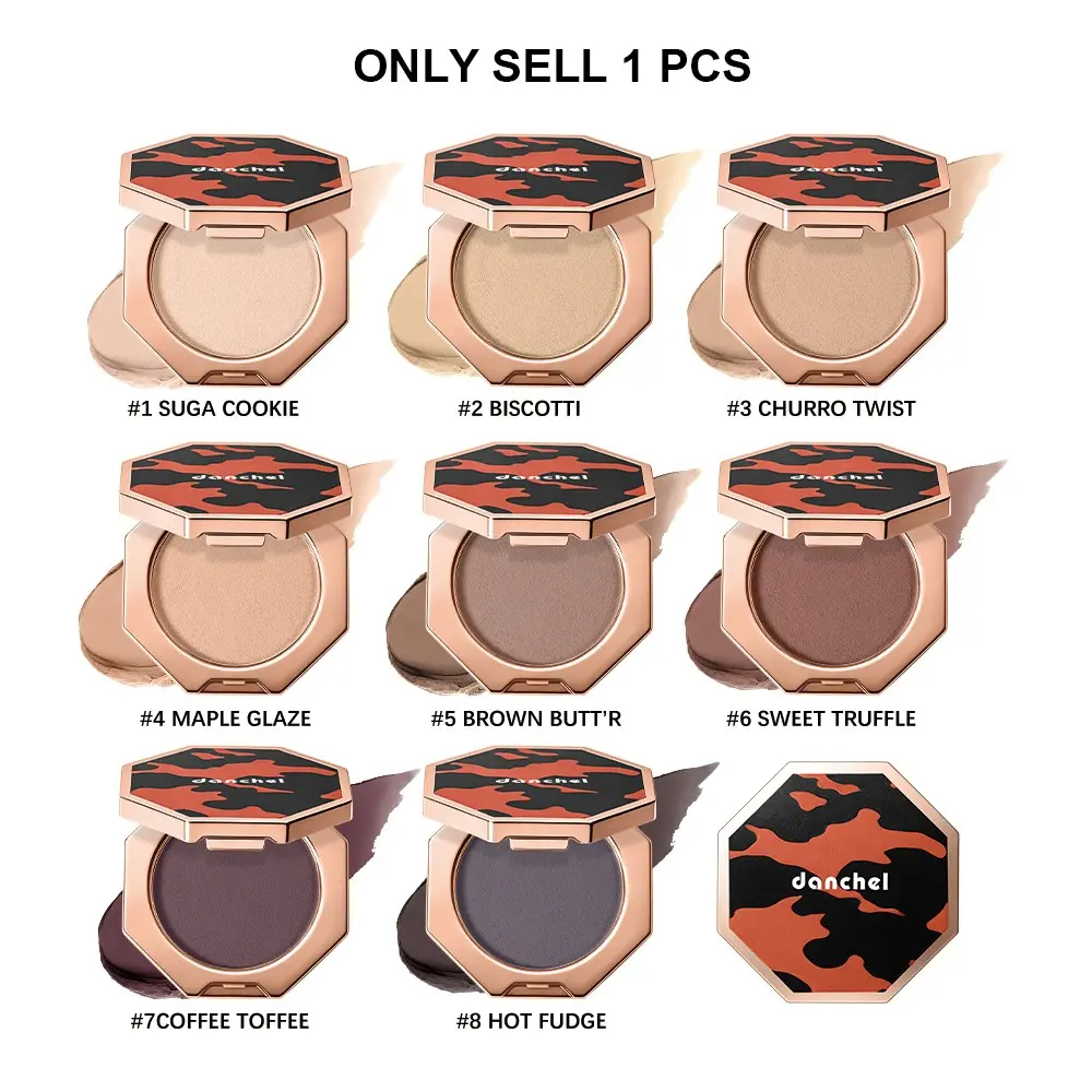 Single Pack 8-Color Cream Mousse Contouring, Natural Highlighter for Defined Facial Features, Smooth Lines Makeup Correction