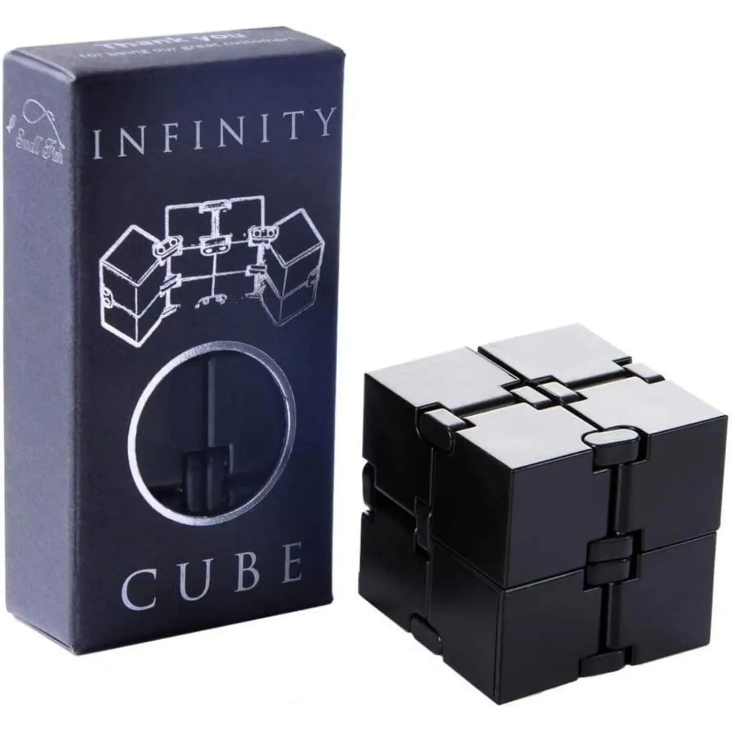 Infinity Cube Sensory Fidget Toy, EDC Fidgeting Game for Kids and Adults, Cool Mini Gadget Best for Calming and Stress Relief and Kill Time, Autism Toys Dementia Gift Stocking Stuffersgift