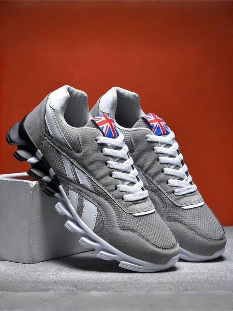 Fashionable Large Size Men's Sports Running Shoes, Blade Sole Design, Multiple Colors, Comfortable and Durable, Suitable for All Seasons