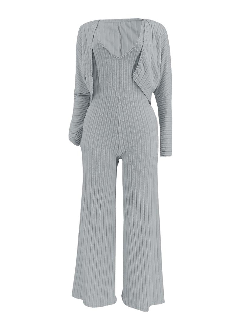 Women's Jumpsuit & Coat, Slim-fitting Sexy Casual Fashion Jumpsuit & Coat, Perfect for Spring & Fall
