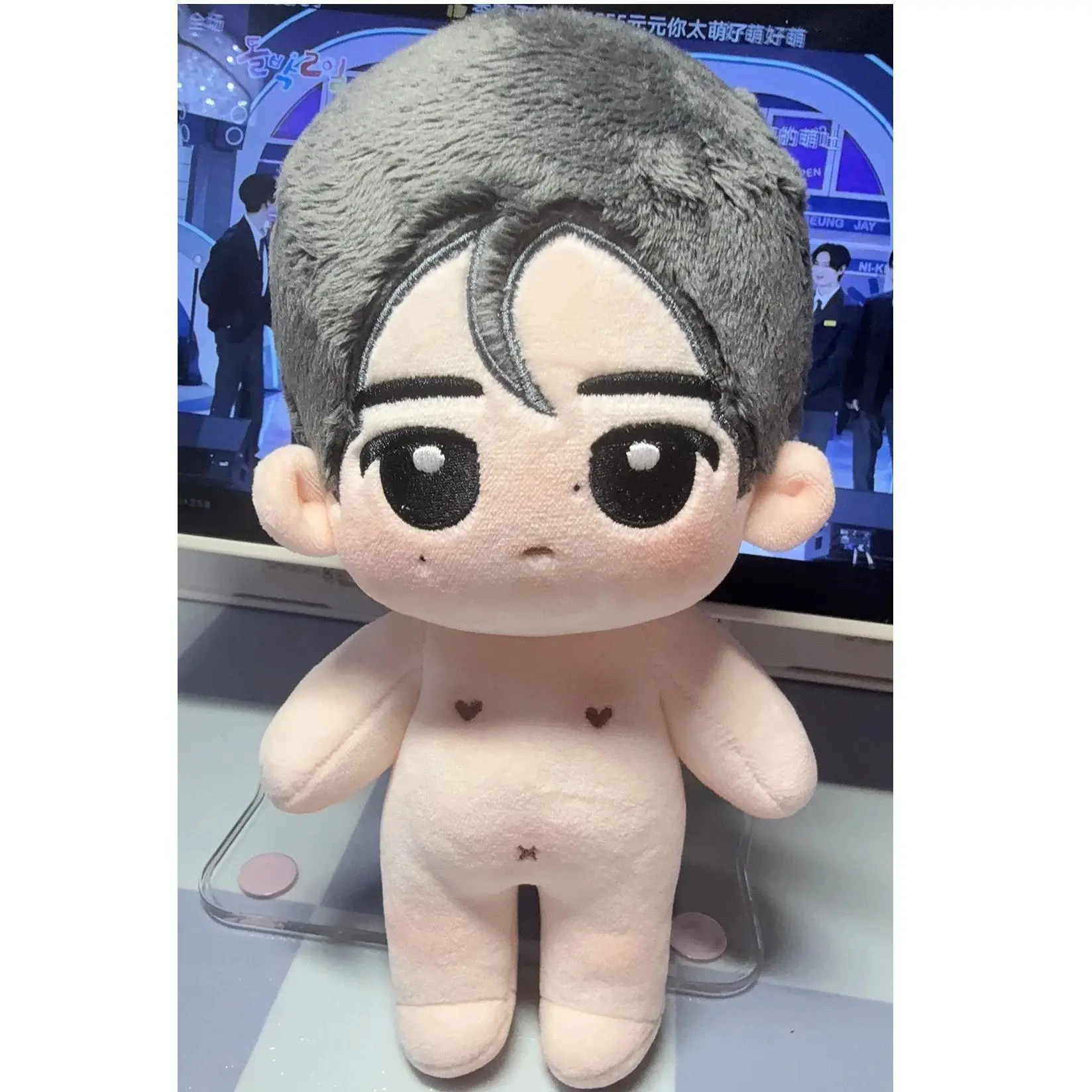 Stuffed 20cm Park Sunghoon Anime Figure Cosplay Dress Up Cotton Doll Body Toys for Children Birthday Kawaii Gifts