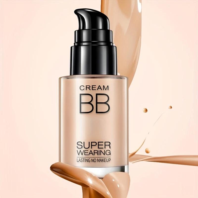 Long Lasting Liquid Foundation, Moisturizing Concealer Foundation, Full Coverage Flawless Makeup Cream, Makeup Product for Women & Girls, Cosmetic