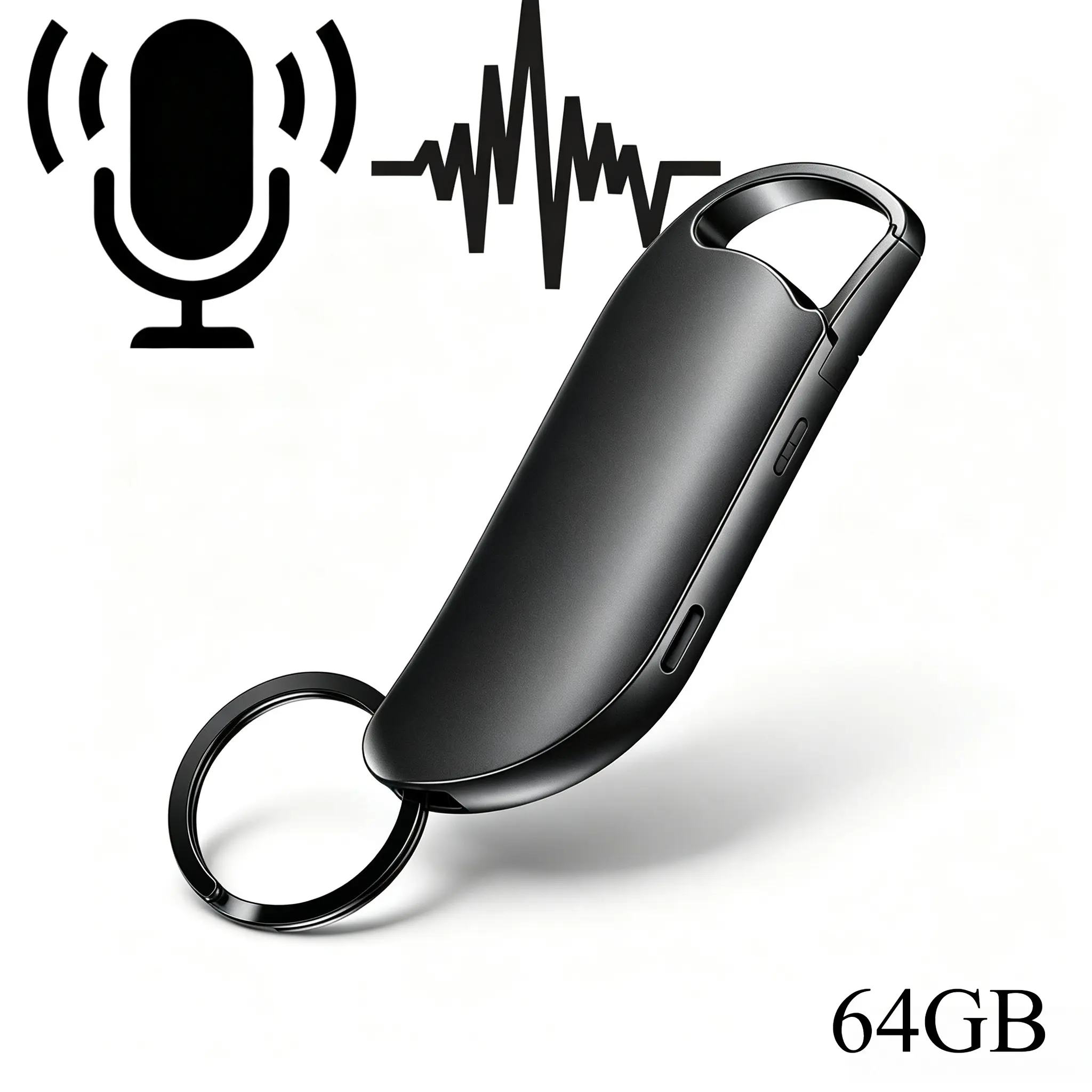 Digital Voice Recorder, 64GB Voice Activated Recorder With Noise Reduction For Work, Lectures, Meetings, Interviews