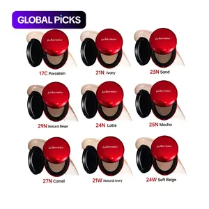 Long-Lasting Air Cushion Balm Foundation, Lightweight Moisturizing Makeup Base & Cream for Women & Girls